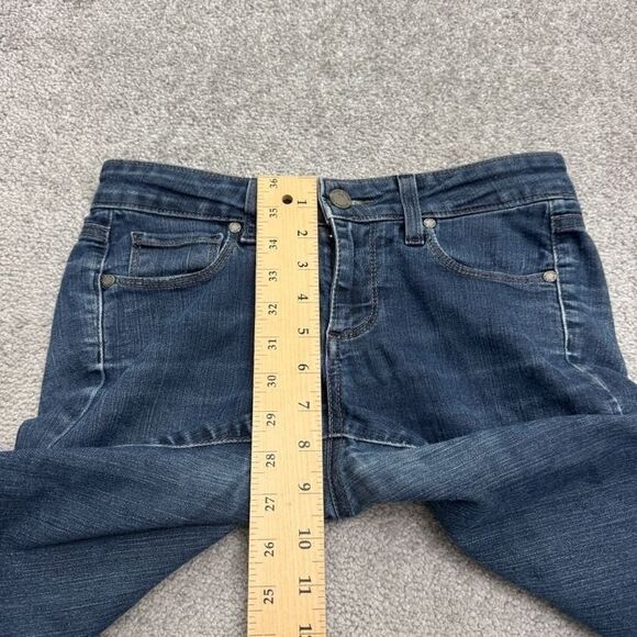 Paige Skyline Skinny Denim Jeans Womens 26 Blue Dark Wash Mid Rise Casual 28x28 - Picture 12 of 15